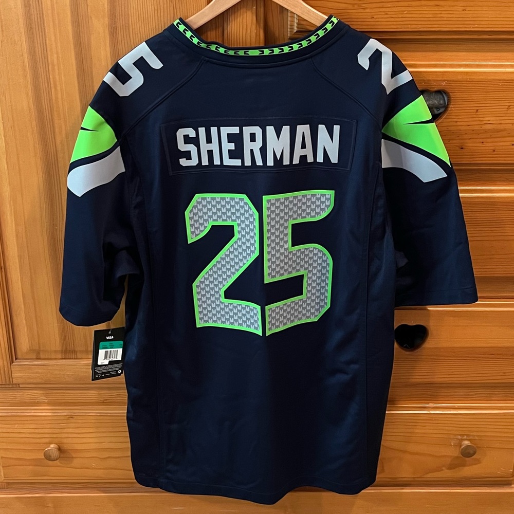 Nike NFL Richard Sherman Seattle Seahawks Jersey